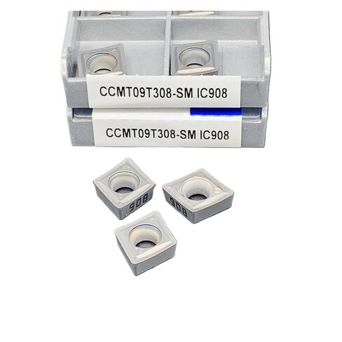 High Toughness Turning Blade Machine Accessories 10PCS CCMT09T304 CCMT09T308-SM IC908 Internal Turning Tool Hard Alloy Tools Lathe(CCMT09T308-SM IC908) in Kuwait