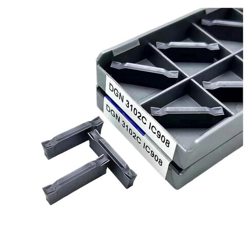 Indexable Lathe Carbide Insert 10PCS DGN3102C DGN3102J IC908 Grooving Hard Alloy Cutting Tool Turning Parting and Tools(DGN3102J IC908) in Kuwait
