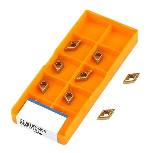 Indexable Lathe Carbide Insert 10PCS DCMT070204 6020 Internal Turning Tool Hard Alloy Cutting Milling Tool in Kuwait