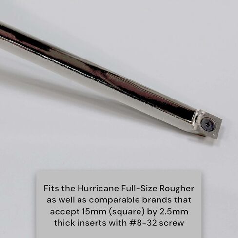 Hurricane Turning Tools, Pro Series, 15mm x 15mm Square Carbide Replacement Cutter For Woodturning Tools, Made in Germany in Kuwait
