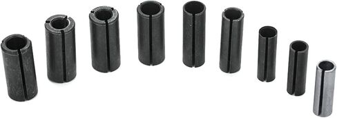 Tnfeeon Split Bushing Chuck Collet Adapter Set Spring Steel Router Bit Collet Adapter 9 Sizes High Precision Clamping for Wood Router Engraving Machine DIY Woodworking in Kuwait