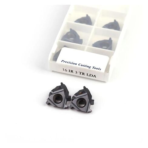 Indexable Lathe Carbide Insert 10pcs 16IR 3.0TR LDA Thread Turning Tool Parts Carbide Lathe Cutting in Kuwait
