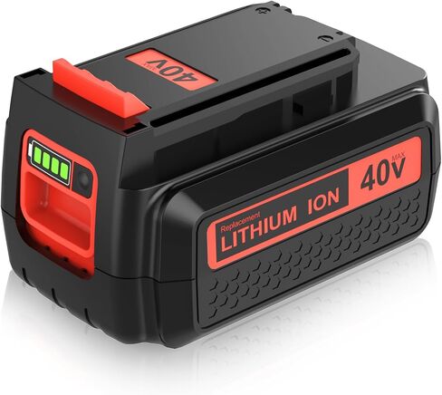 2Pack 40V 4000mAh Replacement for Black and Decker 40V Battery Lithium LBX2040 LBXR36 LBXR2036 LST540 LCS1240 LBX1540 LST136W Compatible with Black Decker 40V String Trimmer Sweeper Mower Tools in Saudi Arabia