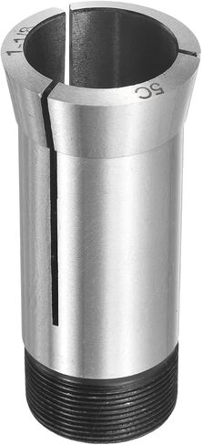 HARFINGTON 1-1/8" 5C Round Collet Precision Round Spring Collet Mill Chuck Holder 0.015mm Accuracy for CNC Engraving Machine Milling Lathe Tool, Silver in Kuwait