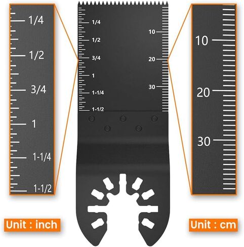 Pack of 5 Multitool Saw Blades Accessories, Wood Metal Plastic Multimaster Saw Blades Multifunctional Tool Oscillating Accessories in Kuwait