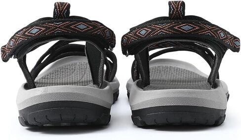 YYNUDA Women's Hiking Sandals Adjustable Straps Arch Support Flat Outdoor Water Shoes Quick Dry Non Slip Traction Trail in Kuwait