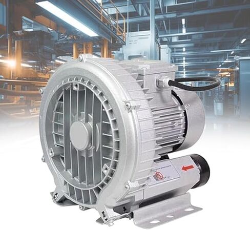 Regenerative Blower High-Pressure Vortex Ring Phase Blower Industrial Vacuum Pump,Regenerative Fish Pond Ring Blower - Industrial Vacuum Pump for Aquarium Aeration & Sewage Treatment, High E in Kuwait