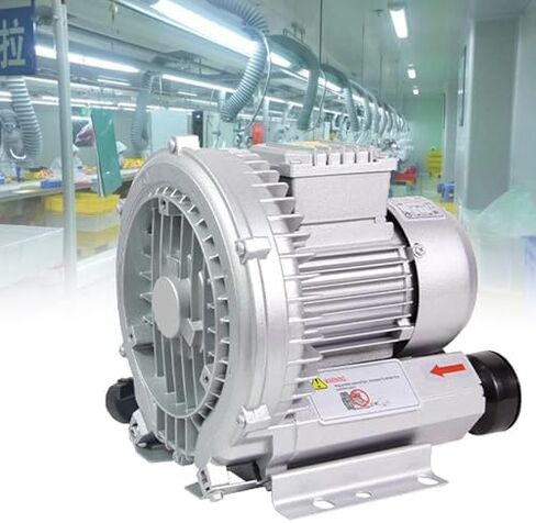 Regenerative Blower High-Pressure Vortex Ring Phase Blower Industrial Vacuum Pump,220V/380V Regenerative Vortex Ring Blower - 370W Electric Air Pump for Sewage Aeration, Aquarium Fish Pond, in Kuwait