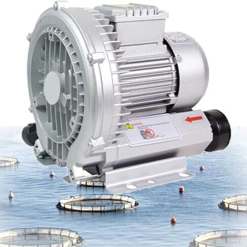 Regenerative Blower High-Pressure Vortex Ring Phase Blower Industrial Vacuum Pump,High-Pressure Regenerative Blower, Single Phase Vortex Ring Air Pump for Fish Pond Tanks, Commercial Oxygen in Kuwait