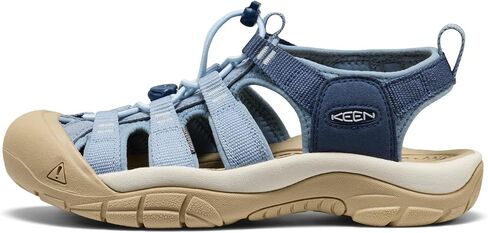 KEEN Women's Newport H2 Closed Toe Water Sandals, Faded Denim/Vintage Indigo, 10 in Kuwait