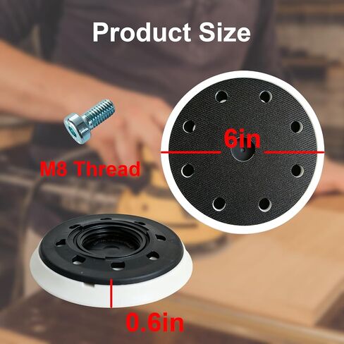 492125 ST D125-FX-W Sanding Pad Soft 125mm RO125 FEQ StickFix Sanding Pad Replacement for Festool 492125 in Kuwait