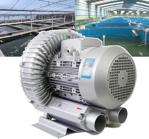 Regenerative Blower High-Pressure Vortex Ring Phase Blower Industrial Vacuum Pump,120W-1100W Regenerative Blower - 220V Electric Air Pump for Aquarium, Hydroponics, Pond Aeration & Septic Ta in Kuwait