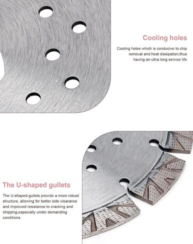 Casaverde 6-3/8" Green Concrete Blade, Diamond Concrete Saw Blade for Early Entry Cutting,Segmented Rim with Diamond Array in Kuwait