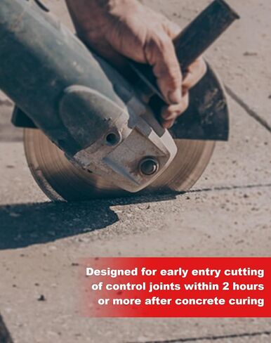 Casaverde 6-3/8" Green Concrete Blade, Diamond Concrete Saw Blade for Early Entry Cutting,Segmented Rim with Diamond Array in Kuwait