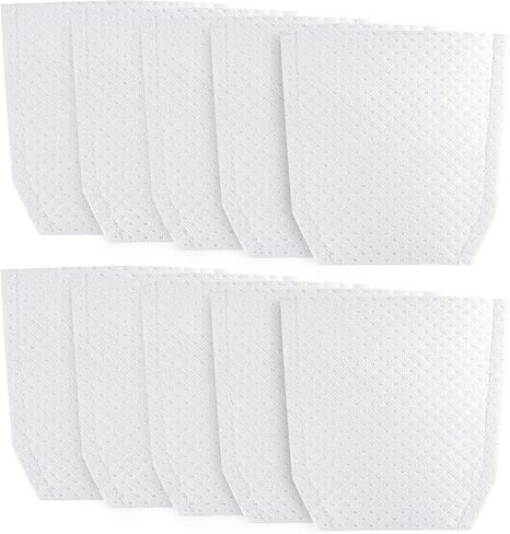isinlive Cloth Vacuum Filter Compatible with Makita T-03193 443060-3, Makita Cordless Vacuums Models XLC02ZB, XLC02ZW, XLC02RB1W, XLC02R1B, LC01Z, BCL180W, 10PCS in Kuwait