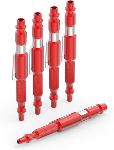 GASHER 5PCS Adjustable Pocket Air Blow Gun with 1/4" I/M Type Plug（Red） in Saudi Arabia