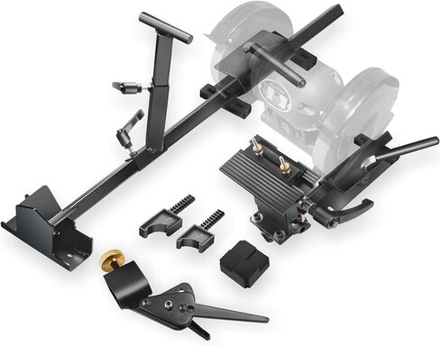Lathe Tool Sharpening Jig, The Complete Set Includes All Fixture Gauges, Suitable for 6 - inch and 8 - inch Bench Grinders to Sharpen Lathe Turning Tools, Chisels, Skews, Bowl Spindle Gouges in Kuwait
