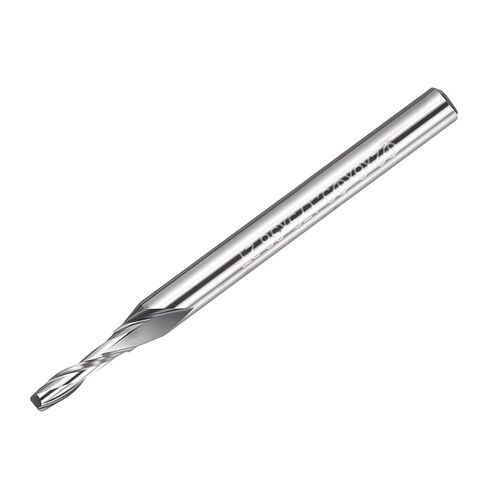 Carbide Upcut Spiral Router Bit, 1/8" Shank CNC Router Bits 1/8" x 1-3/32" (Cutting Dia x Length) 2 Flutes End Mills Cutter for Hardwood, Solid Wood, Particle Board, MDF in Kuwait