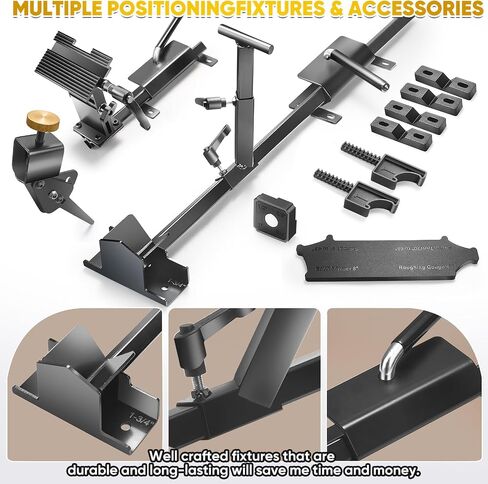Lathe Tool Sharpening Jig, The Complete Set Includes All Fixture Gauges, Suitable for 6 - inch and 8 - inch Bench Grinders to Sharpen Lathe Turning Tools, Chisels, Skews, Bowl Spindle Gouges in Kuwait