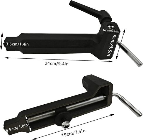 Lathe Tool Rest Holder Base for Benchtop 5/8 Inch Hole Diameter, Stainless Steel Wood Lathe Tools Rest 5/8 Inch Post, Wood Turning Tools for Lathe in Kuwait