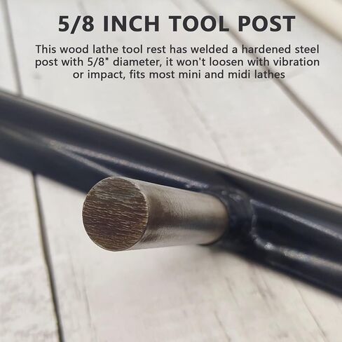 Lathe Tool Rest Holder Base for Benchtop 5/8 Inch Hole Diameter, Stainless Steel Wood Lathe Tools Rest 5/8 Inch Post, Wood Turning Tools for Lathe in Kuwait