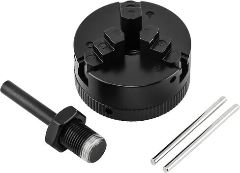 Mini Lathe Chuck Set, 3 Jaws Z011 Extension Chuck and Connecting Rod Set with Connecting Rods, Compatible with Electric Drill in Kuwait