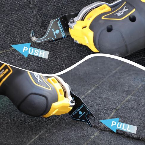 Oscillating Multi Tool Hook Knife Blade, 4PCS Multitool Saw Blades for Cutting Soft Materials Roofing Shingles, PVC Carpet and Cardboard in Kuwait