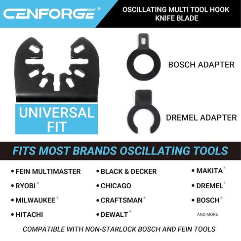 Oscillating Multi Tool Hook Knife Blade, 4PCS Multitool Saw Blades for Cutting Soft Materials Roofing Shingles, PVC Carpet and Cardboard in Kuwait