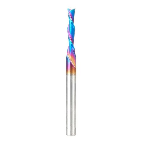 Amana Tool Solid Carbide Spektra Extreme Tool Life Spiral Plunge Router Bit Down-Cut, 48340-K, 3/16 Dia x 1 CH x 1/4 SHK 3 Inch Long in Kuwait