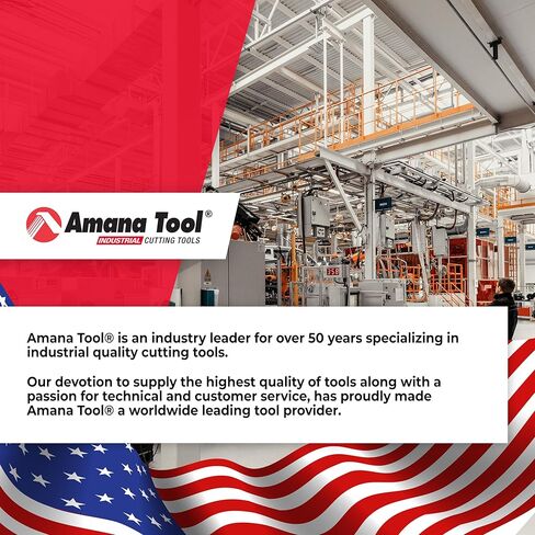 Amana Tool Spektra Coated Solid Carbide CNC Spiral Single O-Flute Router Bit for Plastic Down-Cut, 51505-K, 1/4 D x 1 CH x 1/4 SHK x 2-1/2 Inch L in Kuwait