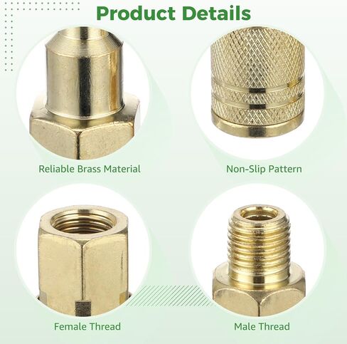 45 PCS Air Coupler & Plug Kit, 1/4 in NPT Quick Connect Air Fittings Set, Industrial M Style Couplers Plugs, Copper Plated Iron with Brass Hex, 300 PSI, Air Compressor Accessories in Kuwait