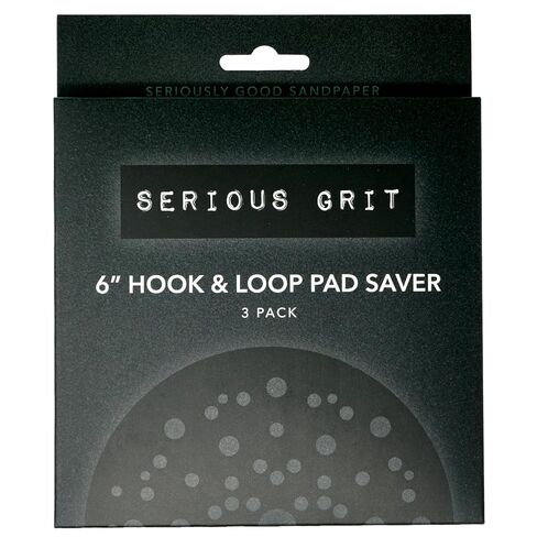 6-Inch 70-Hole Hook & Loop Pad Savers - 3 Pack | Fits Mirka, Other 6" Sanders - Interface Pad Protector For OEM Backing Pads - Improves Grip with Mesh Sanding Discs in Saudi Arabia