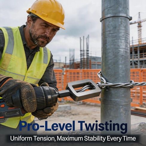 Wire Twisting Tool for Drill, Heavy Duty Wire Twister with 1/4 Inch Hex Shank for Rebar Tying Fencing & Construction (2) in Saudi Arabia
