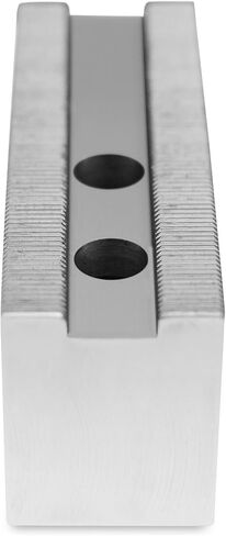 Turner Lathe Chuck Serrated Steel Soft Jaws Set (3 Pcs) for 8" Kitagawa, Samchully, Howa, Matsumoto, Sugo, Nikko Chucks in Kuwait