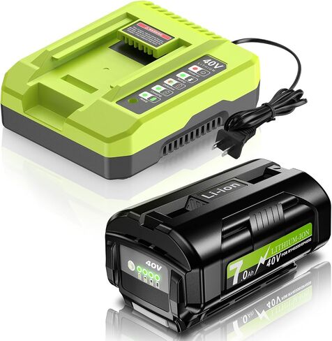 Bonacell 2Pack 18V 4000mAh Replacement for Ryobi 18V Battery and Charger Kit Compatible with Ryobi 18 Volt Battery ONE+ P108 P107 P104 P105 P102 P103 260051002 P117 P118 P113 BCL1418 Cordless Tools in Saudi Arabia