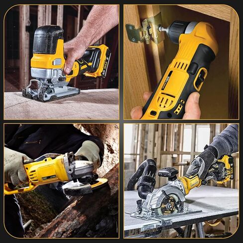 6.0Ah Replacement for Dewalt 20V Max Battery with High Capacity Batteries Compatible with DCB200 DCB201 DCB203 DCB204 DCB206 for Cordless Power Tools 20 Volt Baterías (2 Pack) in Kuwait