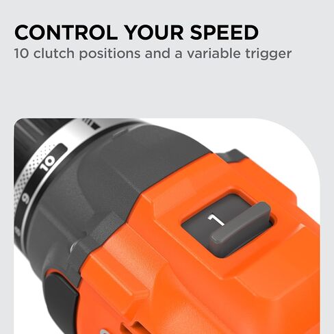BLACK+DECKER 20V MAX Cordless Brushless ½-in. Drill Driver, 30 Pc. Drill Bit Set and Screwdriver Bit Set, 2Ah Battery and Charger Included, PowerConnect Electric Drill Cordless (BLD782PK30D1) in Kuwait