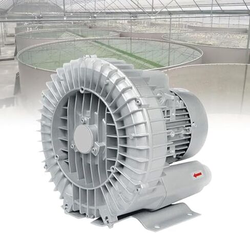 Regenerative Blower High-Pressure Vortex Ring Phase for Sewage Aeration Aquarium Blower Industrial Vacuum Pump,Vortex Ring Blower for Fish Ponds & Workshops, 550W Industrial Extractor & Com in Kuwait
