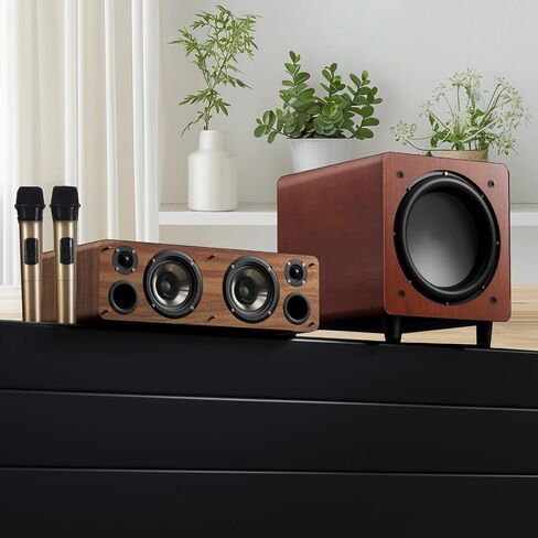T Tulead 4.72 بوصة × 2.68 بوصة أنابيب منفذ مكبر الصوت ABS خزانة مكبر الصوت أنبوب منفذ أسود باس منافذ الهواء 2 بوصة قطر التثبيت حزمة من 4 in Kuwait