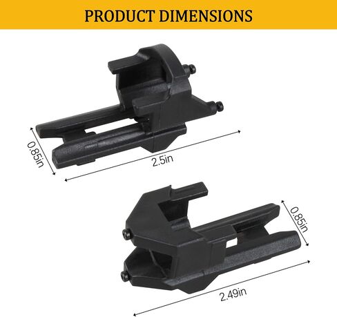 Vinyl Siding Adaptor Tip for De-walt Roofing Nailer Cordless 20v 4 Pack | DCN45RND1 DCN45RNB DCN45RN Tip Replacement Vinyl Trim Adaptor, A&B Style in Kuwait