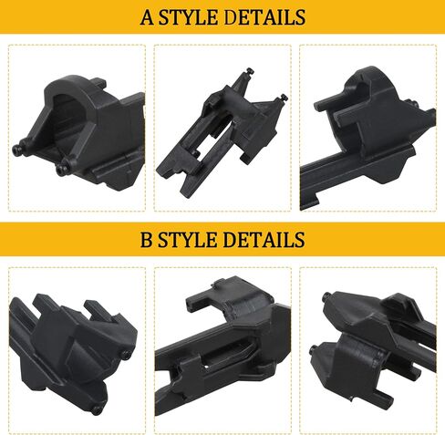 Vinyl Siding Adaptor Tip for De-walt Roofing Nailer Cordless 20v 4 Pack | DCN45RND1 DCN45RNB DCN45RN Tip Replacement Vinyl Trim Adaptor, A&B Style in Kuwait