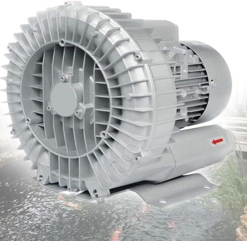 Regenerative Blower High-Pressure Vortex Ring Phase for Sewage Aeration Aquarium Blower Industrial Vacuum Pump,120W-1100W Regenerative Side Channel Blower - Single-Phase Vortex Gas Pump for in Kuwait