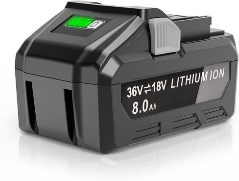 18V 6.0Ah Replacement for Metabo HPT 18V Battery, Lithium Ion Battery Compatible with Metabo Battery 18V, NV1845DA NR1838DKA NT1850DG NT1865DSA KC18DEXQB Cordless Power Tools in Saudi Arabia