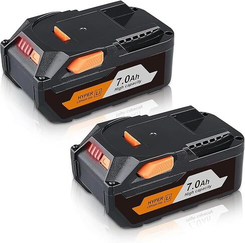 FERRYBOAT R840085 7.0Ah 18V Replacement for Ridgid 18V Battery Compatible with Rigid 18v Battery R840087 R840083 R840086 R840085 R840084 AC840085 AC840086 AC840087P AC840089 Power Tools 2Pack in Kuwait
