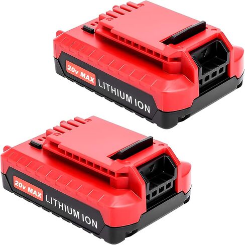 2 Packs 3600mAh PCC680L Battery Replacement for Porter Cable 20V Battery | Compatible with Porter Cable 20 Volt Batteries PCC681L PCC682L PCC685L PCC685LP in Kuwait