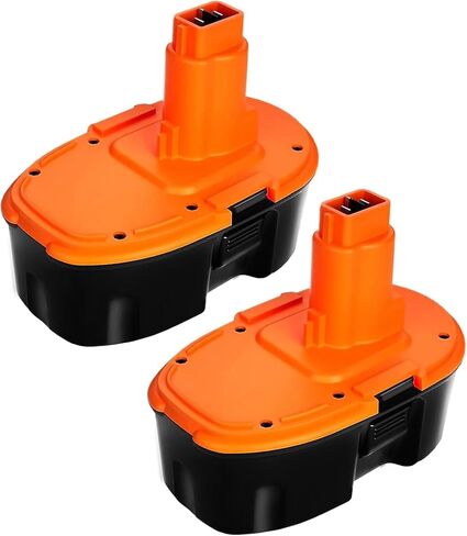 18V Replacement Battery for DeWALT DC9096: 5.0Ah Ni-Mh Batteries | Compatible with DC9098 DC9099 DW9095 DW9096 DW9098 Cordless Power Tools 2 Packs in Kuwait