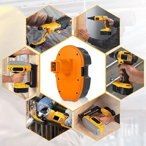 18V Replacement Battery for DeWALT DC9096: 5.0Ah Ni-Mh Batteries | Compatible with DC9098 DC9099 DW9095 DW9096 DW9098 Cordless Power Tools 2 Packs in Kuwait