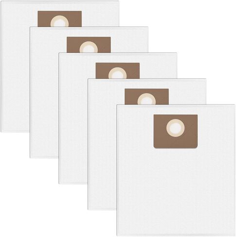 31345061010 Filter Bag Fit for Fein Turbo I Vacuums Dust Extractors, 10 PCS Replacement for Dustex 25L Model, Holds 2-3x More Than Regular Filter Bags Tear-Resistant Material in Kuwait