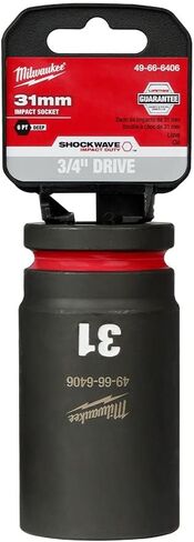 Milwaukee Electric - Shockwave IMP Duty 3/4DR 31MM DP 6-PT Socket in Kuwait