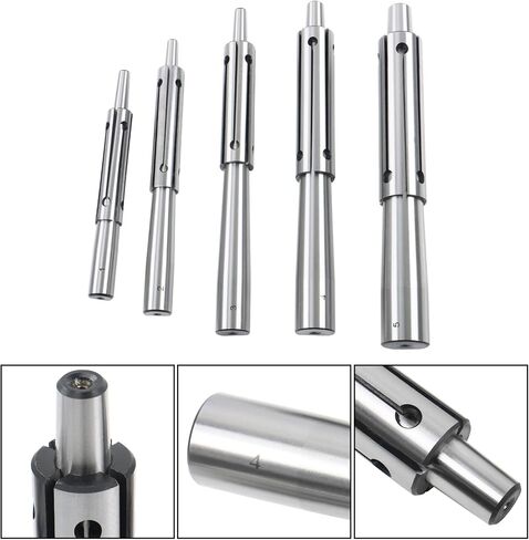 kimllier 5 Pieces Expanding Mandrel Set, 1/2-1 Inch Mandrels and Sleeves | for Lathe, Self Expanding in Kuwait
